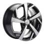 Легковой диск Khomen Wheels KHW1712 7x17 5x114,3 ET45 67,1 Black-FP